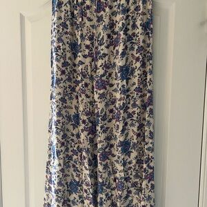 Spell Cream Floral Wide Leg pant